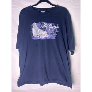 Tennessee River His Destiny use to change Ours Print Shirt Men's Size 2XL